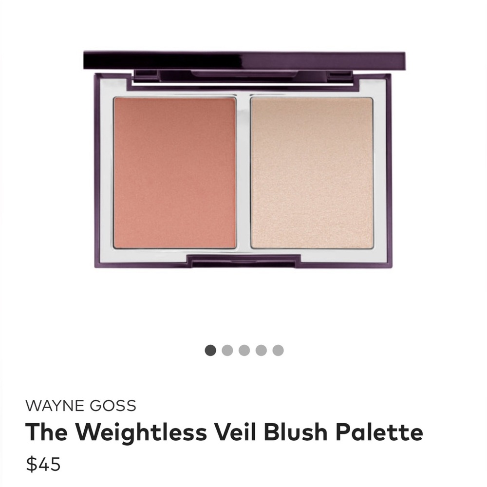 NIB Wayne Goss The Weightless Veil Blush Palette Sweet Wildflower